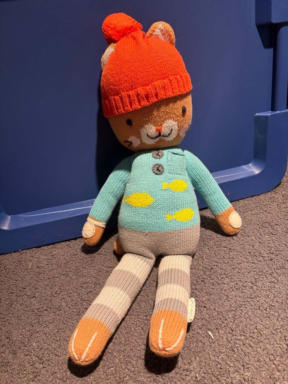 cuddle + kind Maximus the Cat Knit Doll